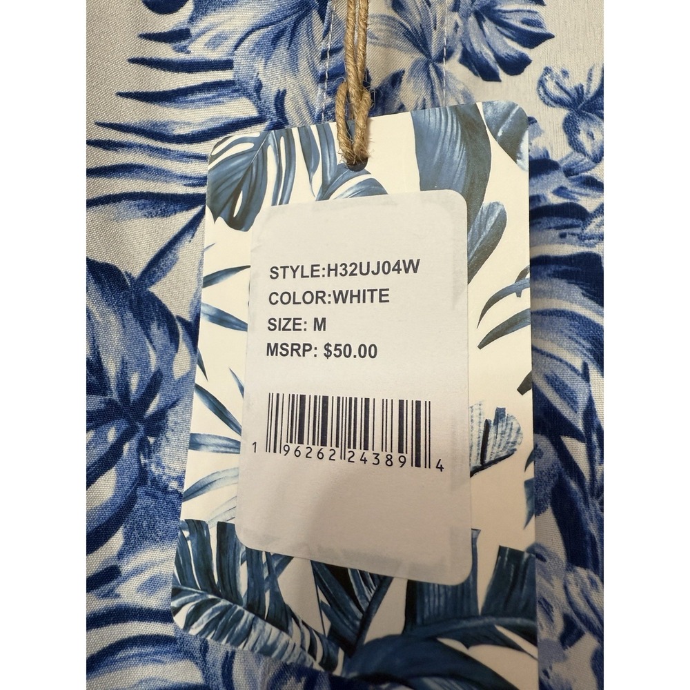 Havana Jim Hawaiian Short Sleeve Button Up Shirt Men's Medium NWT (MSRP $55) K27 - Picture 3 of 6